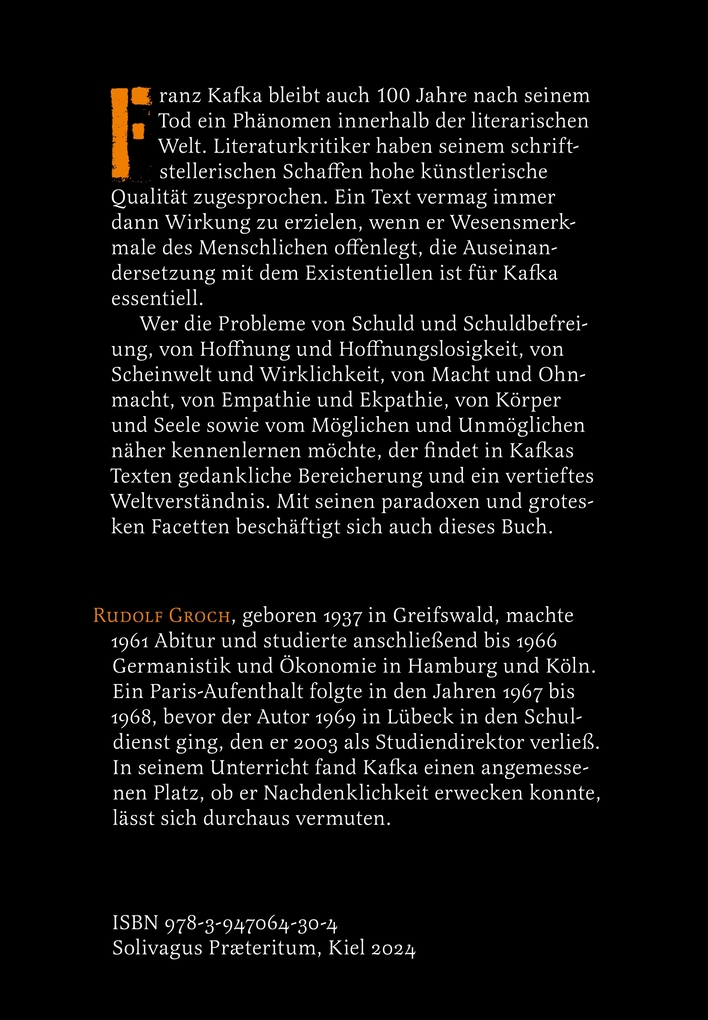 Weitere Ansicht: Das Böse in der menschlichen Existenz | Franz Kafka