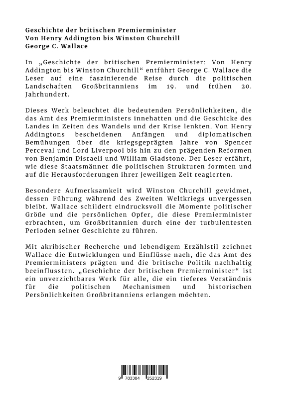 Weitere Ansicht: Geschichte der britischen Premierminister | George C. Wallace