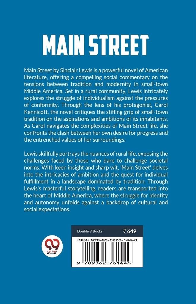 Weitere Ansicht: Main Street | Sinclair Lewis
