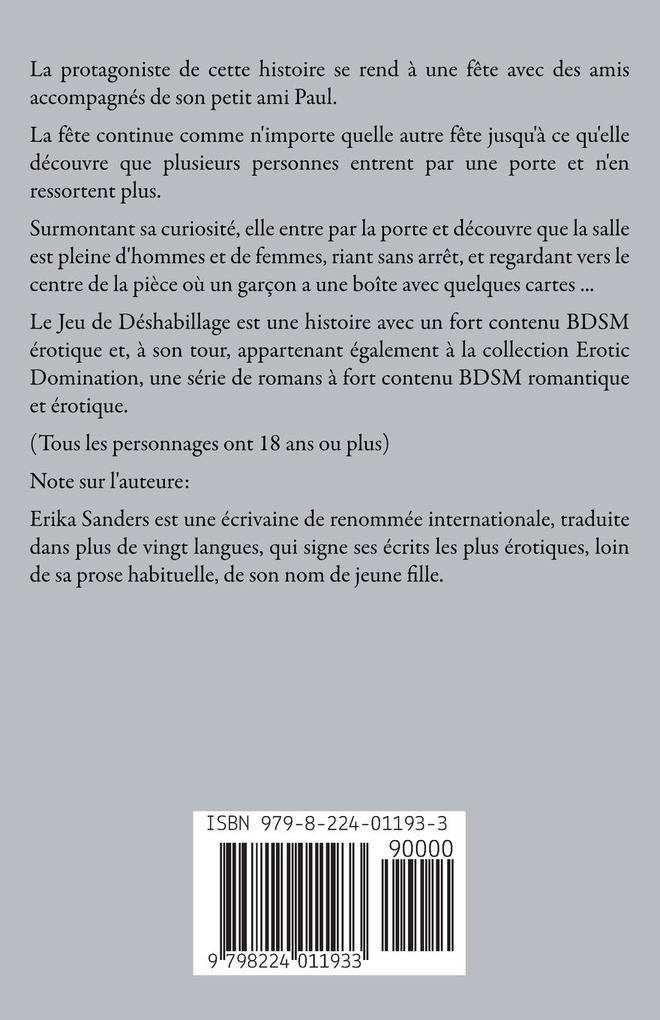 Weitere Ansicht: Le Jeu de Déshabillage | Erika Sanders