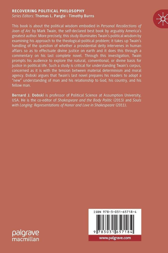 Weitere Ansicht: Mark Twain's Joan of Arc | Bernard J. Dobski