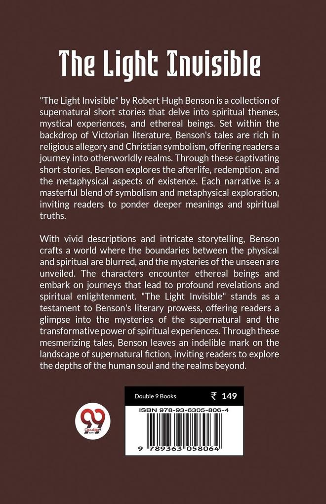 Weitere Ansicht: The Light Invisible | Robert Hugh Benson