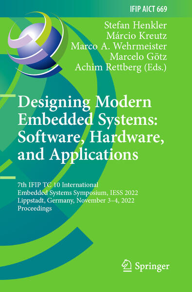 Produktbild: Designing Modern Embedded Systems: Software, Hardware, and Applications