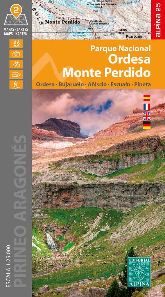 Produktbild: PARQUE NACIONAL DE ORDESA Y MONTE PERDIDO