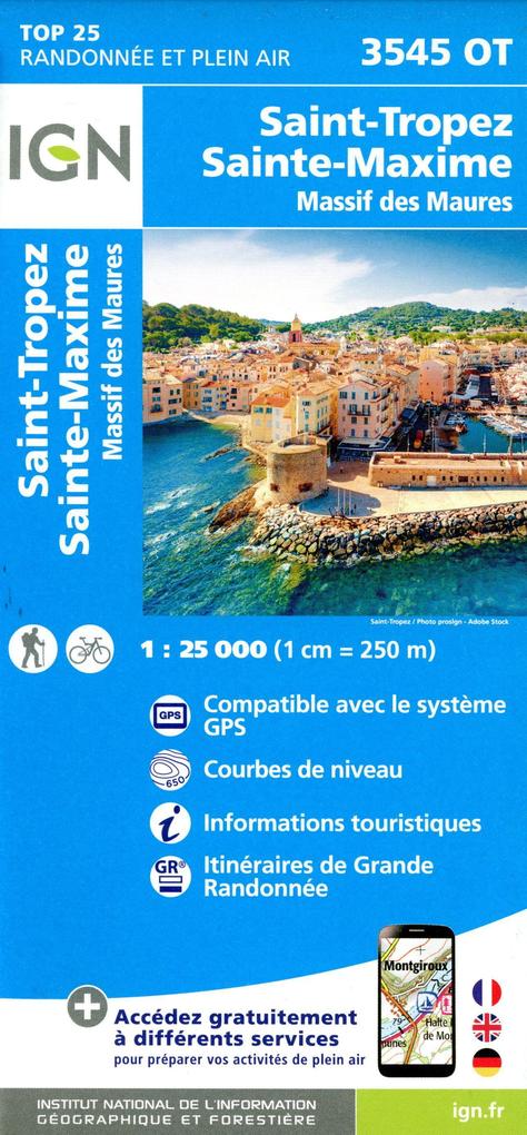 Produktbild: 3545OT Saint-Tropez Sainte Maxine Massif des Maures