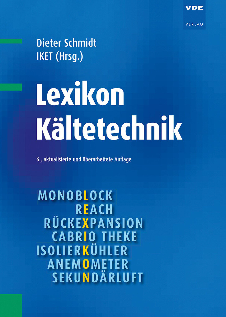 Weitere Ansicht: Lexikon Kältetechnik | Dieter Schmidt