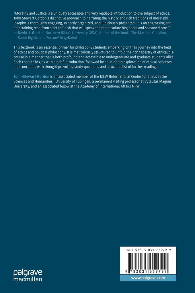 Weitere Ansicht: Morality and Justice | John-Stewart Gordon