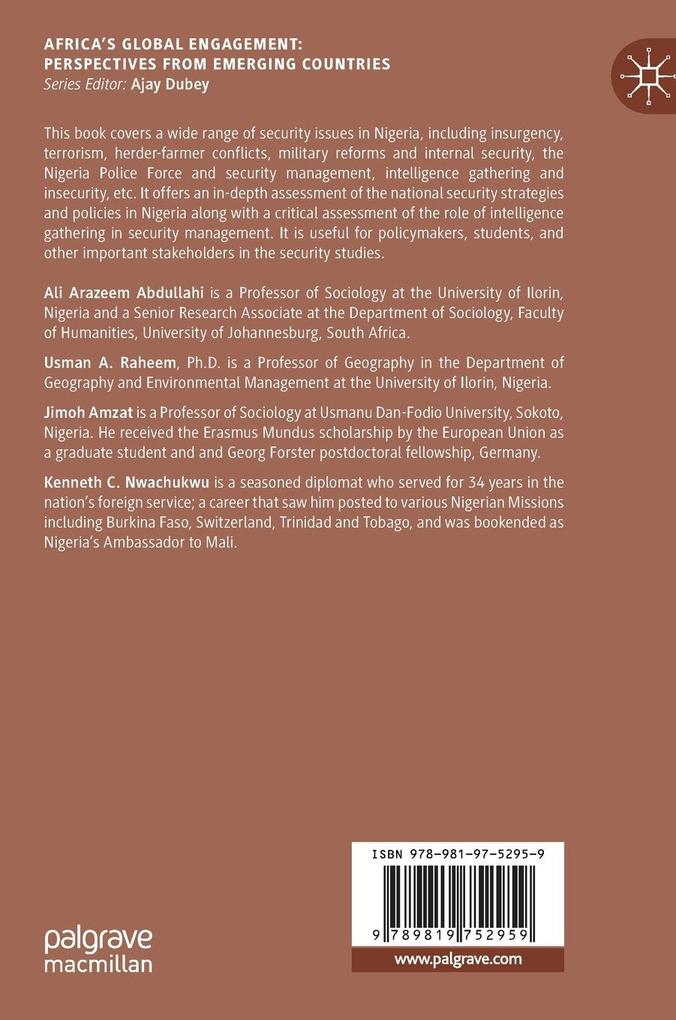 Weitere Ansicht: Managing Contemporary Security Challenges in Nigeria