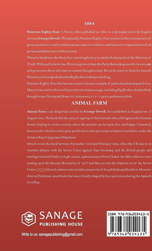 Weitere Ansicht: 1984 & Animal Farm (2In1) | George Orwell