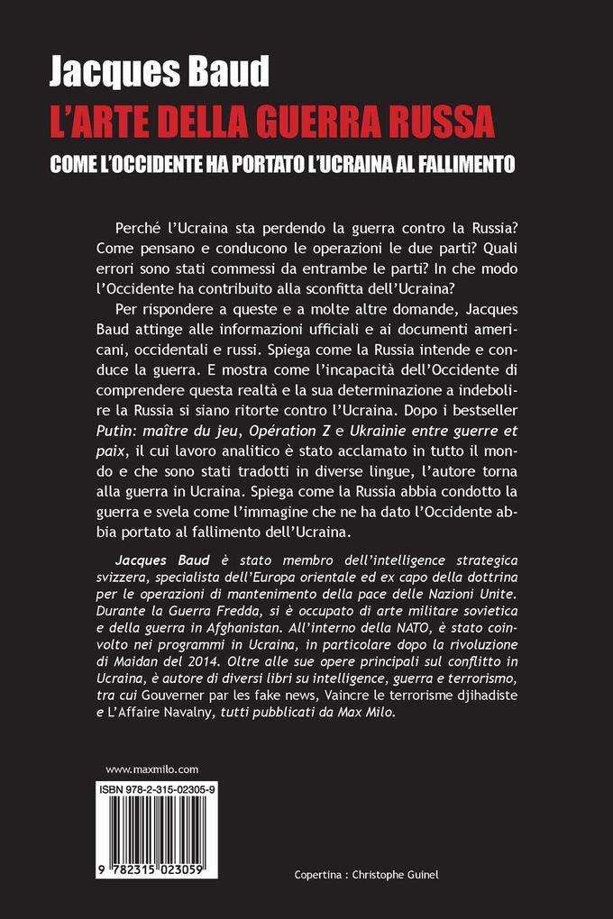 Weitere Ansicht: L'arte della guerra russa | Jacques Baud
