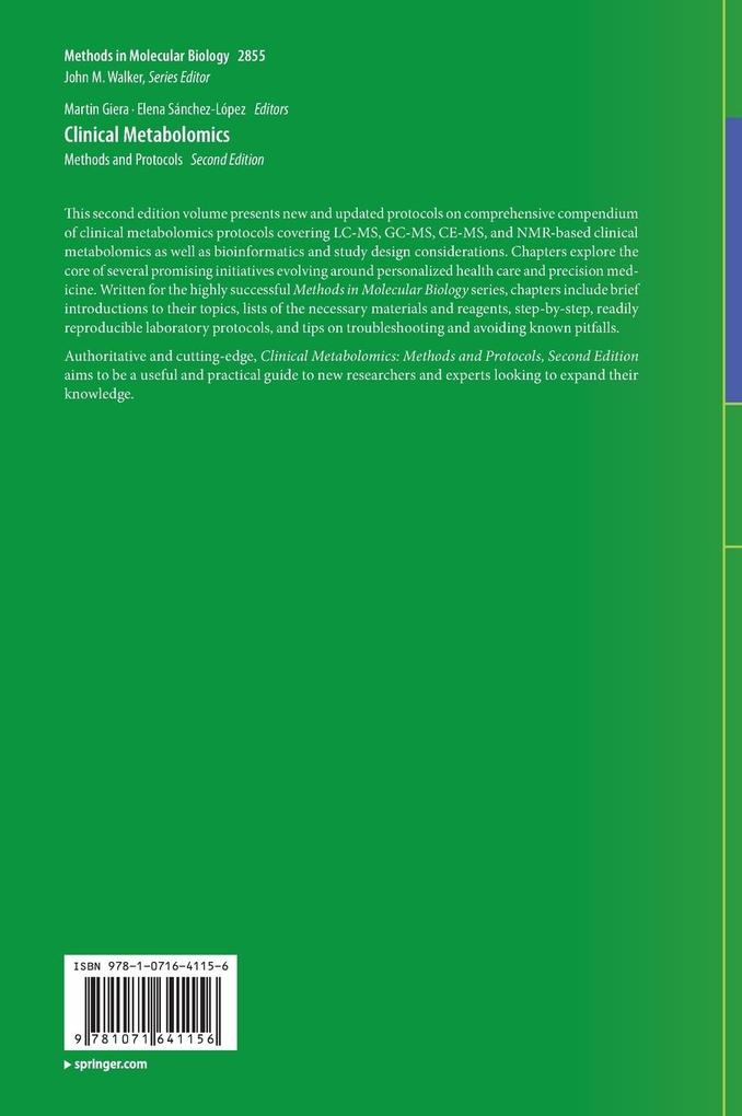 Weitere Ansicht: Clinical Metabolomics