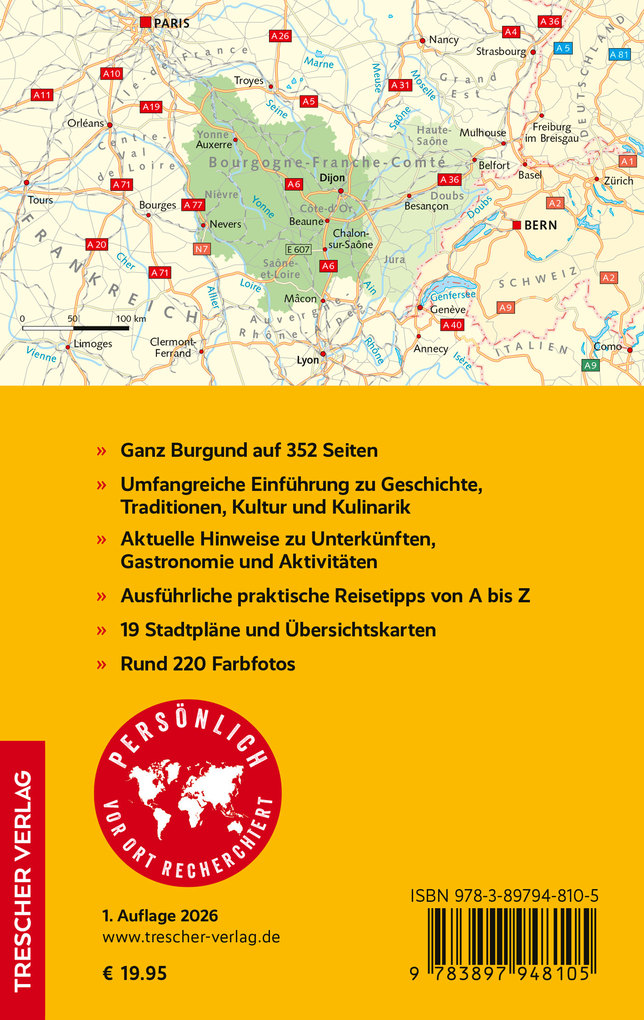 Weitere Ansicht: TRESCHER Reiseführer Burgund | Peggy Leiverkus