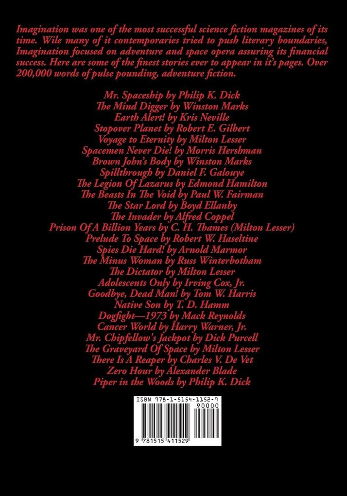 Weitere Ansicht: Fantastic Stories Presents the Imagination Super Pack - A Positronic Book | Philip K Dick, Edmond Hamilton, Milton Lesser
