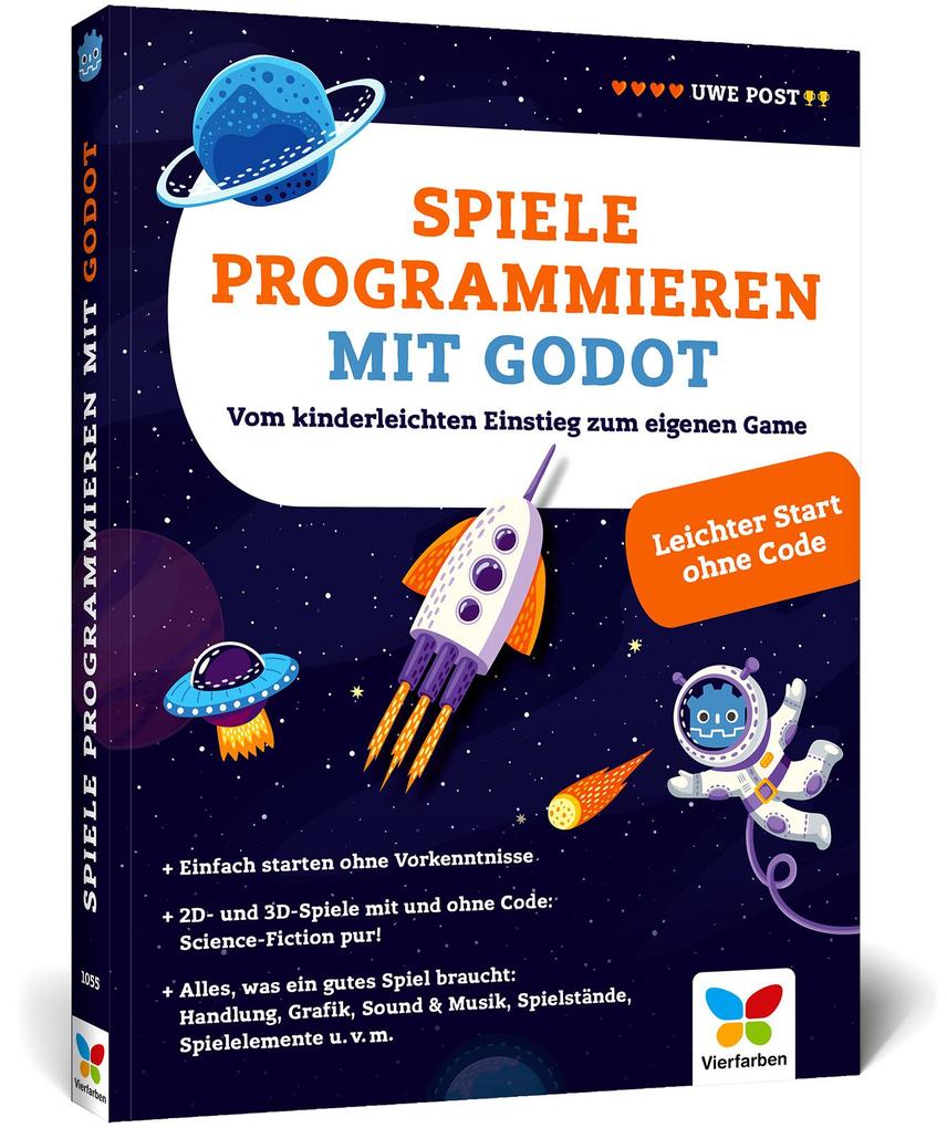 Produktbild: Spiele programmieren mit Godot | Uwe Post