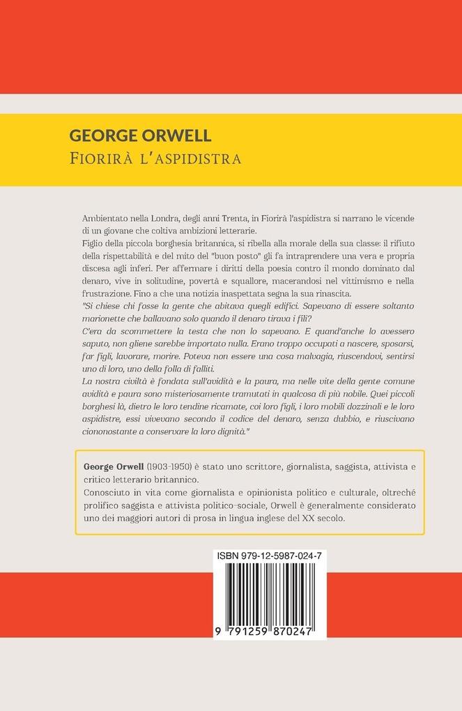 Weitere Ansicht: FIORIRA L'ASPIDISTRA | George Orwell