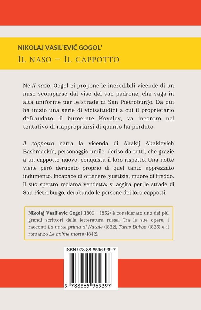 Weitere Ansicht: IL NASO, IL CAPPOTTO | Nikolaj Gogol