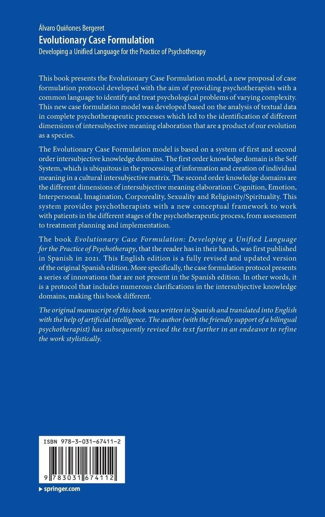 Weitere Ansicht: Evolutionary Case Formulation | Álvaro Quiñones Bergeret