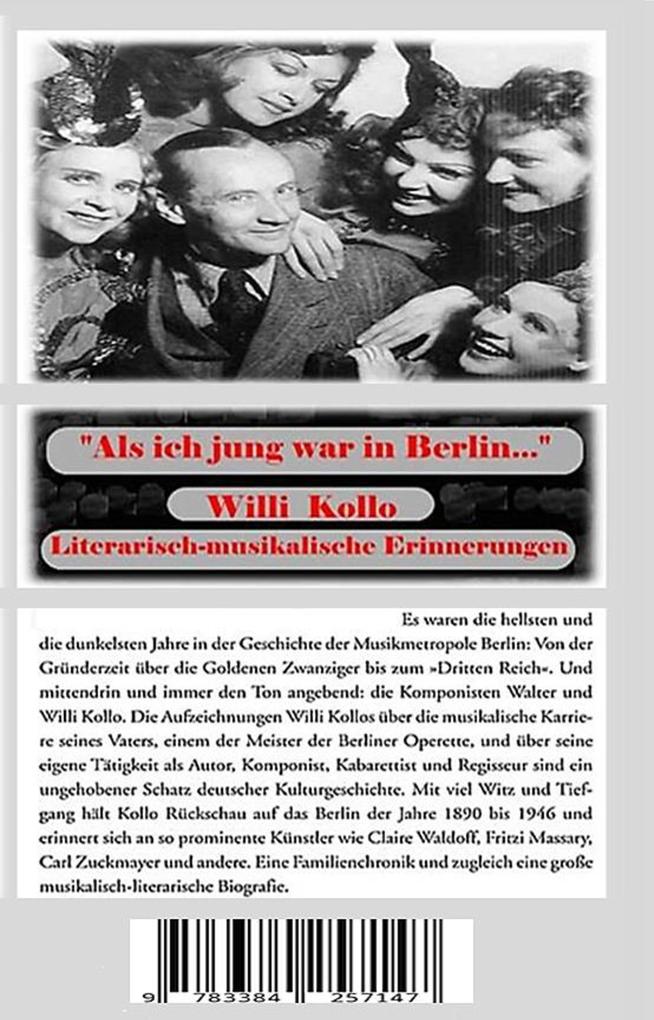 Weitere Ansicht: Vergangenes ist nicht vergessen | Willi und Marguerite Kollo