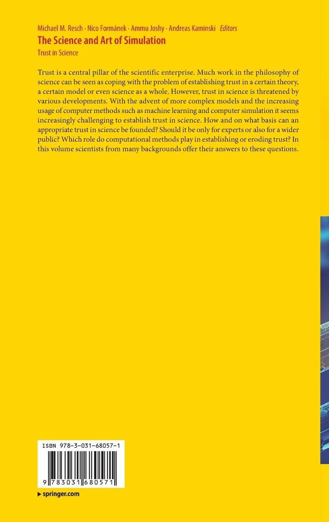 Weitere Ansicht: The Science and Art of Simulation