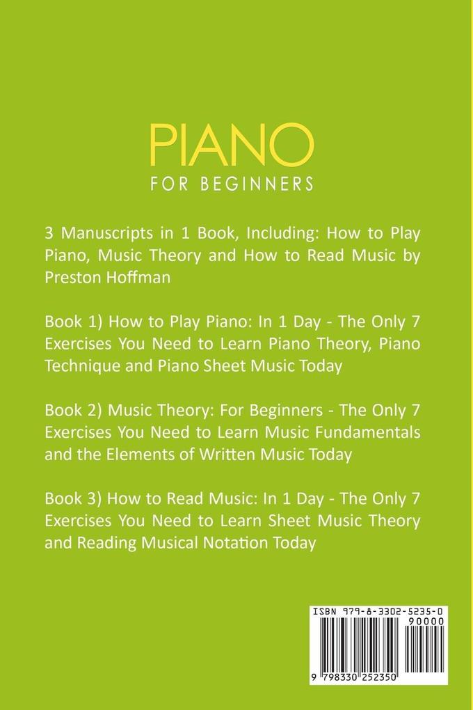 Weitere Ansicht: Piano for Beginners | Preston Hoffman