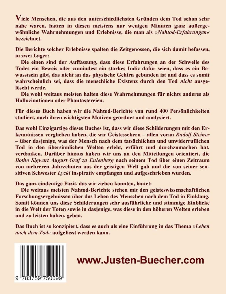 Weitere Ansicht: Blick hinter die Schwelle des Todes | Josef F. Justen