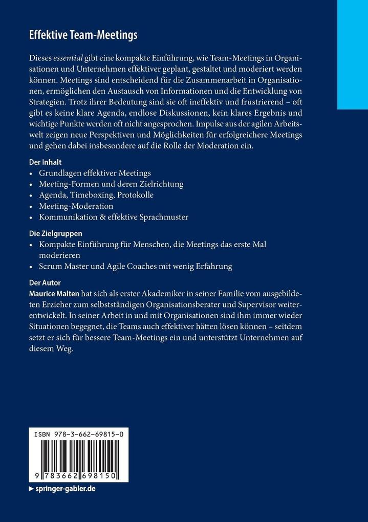 Weitere Ansicht: Effektive Team-Meetings | Maurice Malten