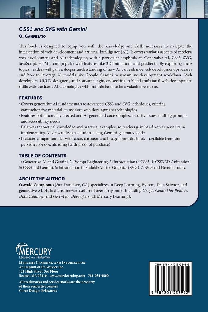 Weitere Ansicht: CSS3 and SVG with Gemini | Oswald Campesato