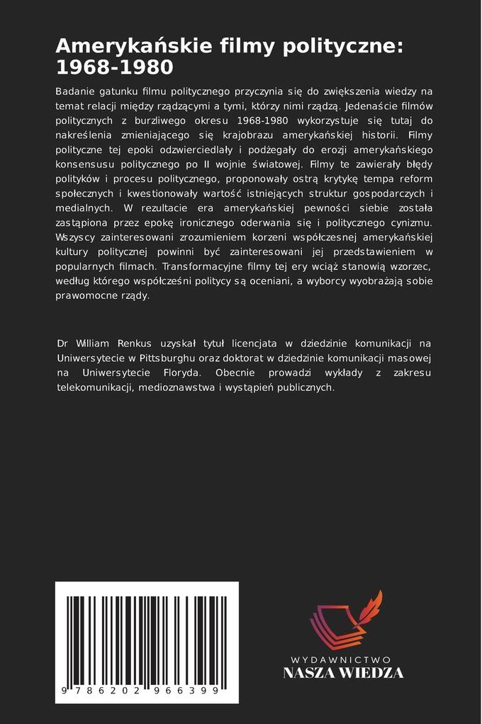Weitere Ansicht: Amerykaskie filmy polityczne: 1968-1980 | William Renkus