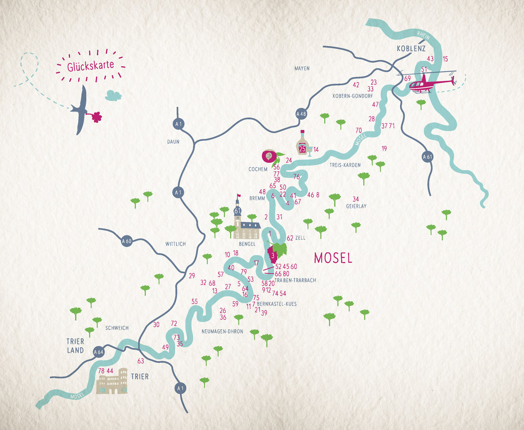 Weitere Ansicht: Glücksorte an der Mosel | Carmen Sadowski