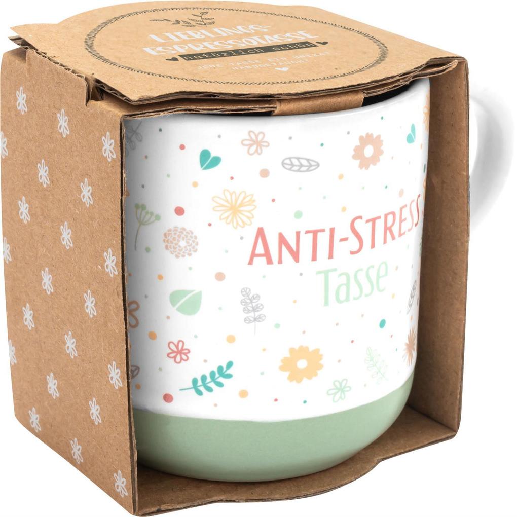 Weitere Ansicht: GRUSS & CO Espressotasse Motiv Anti-Stress, 10 cl