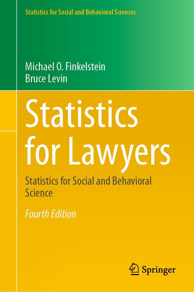 Produktbild: Statistics for Lawyers | Michael O. Finkelstein, Bruce Levin