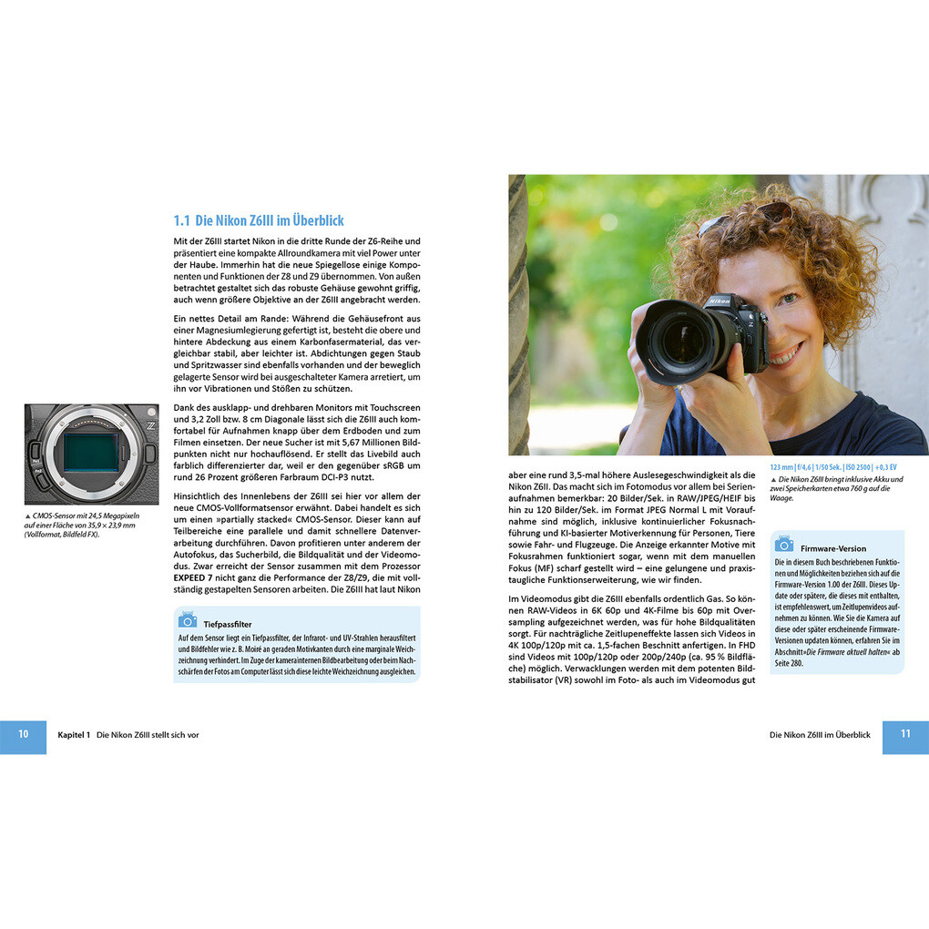 Weitere Ansicht: Nikon Z6III: Das umfangreiche Praxisbuch zu Ihrer Kamera | Dr. Kyra Sänger, Dr. Christian Sänger, Kyra Sänger