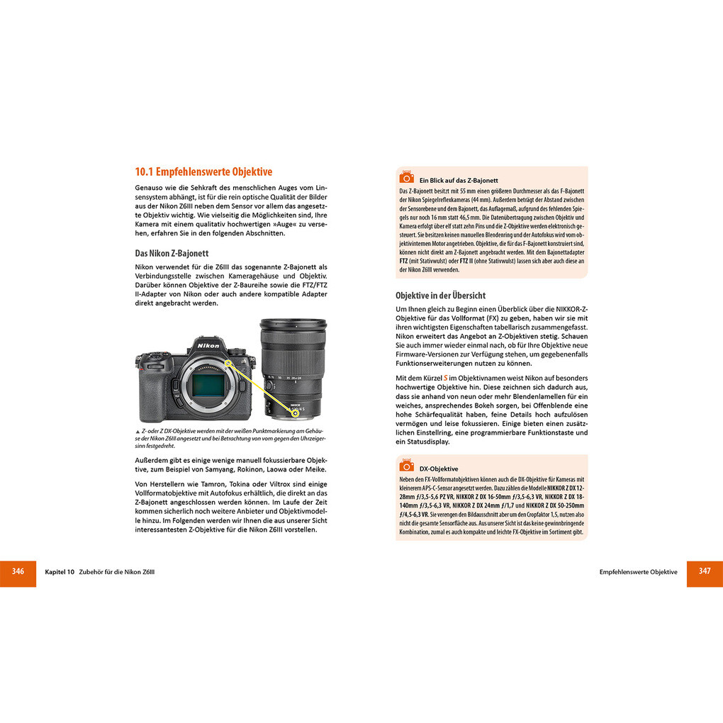 Weitere Ansicht: Nikon Z6III: Das umfangreiche Praxisbuch zu Ihrer Kamera | Dr. Kyra Sänger, Dr. Christian Sänger, Kyra Sänger