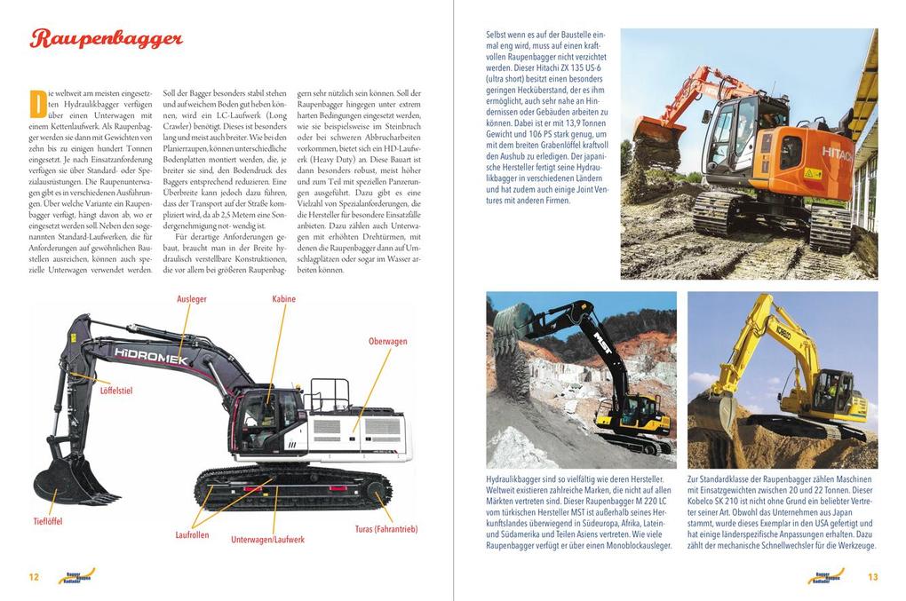 Weitere Ansicht: Bagger, Raupen, Radlader verständlich erklärt | Ulf Böge