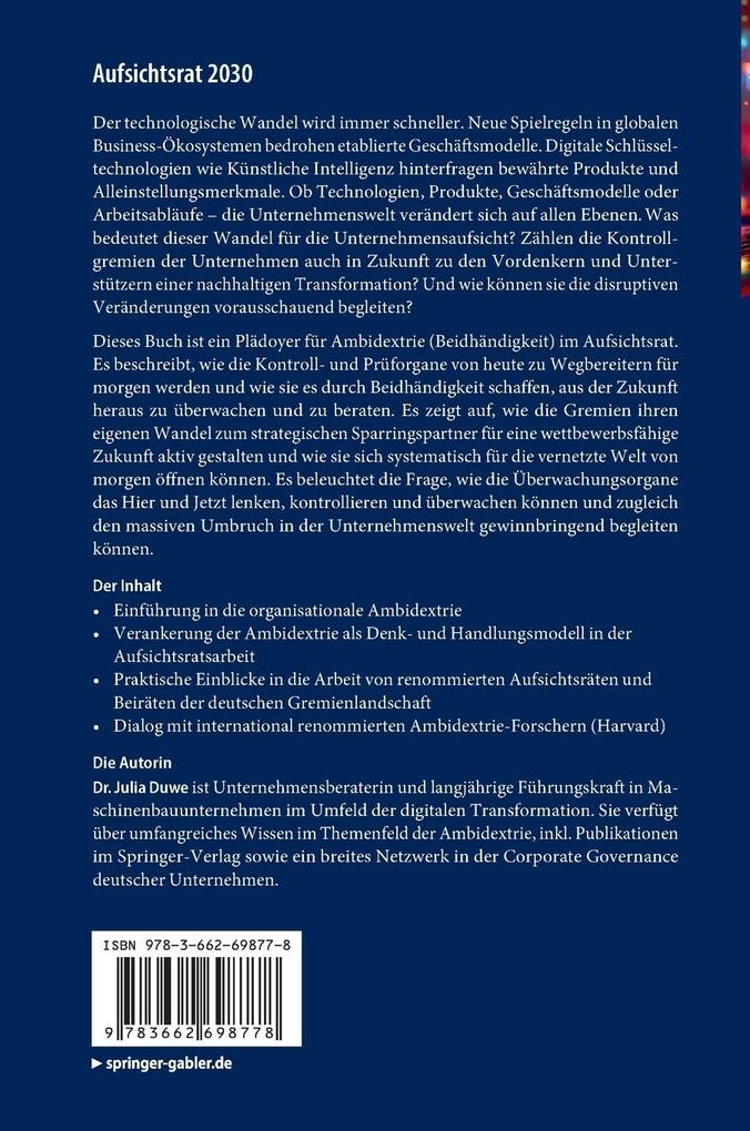 Weitere Ansicht: Aufsichtsrat 2030 | Julia Duwe