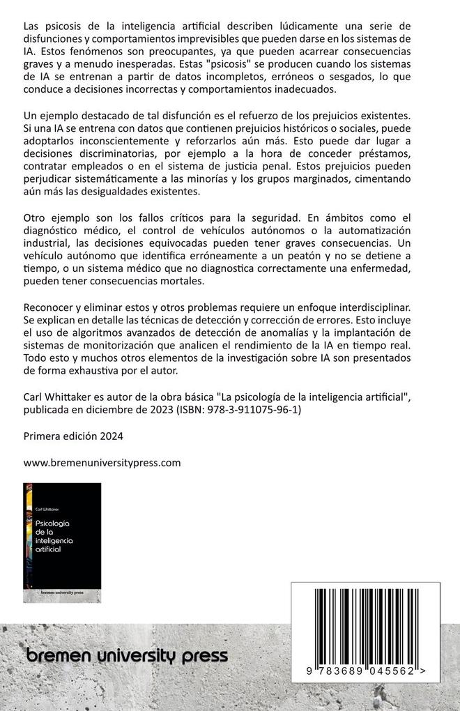 Weitere Ansicht: Las psicosis de la inteligencia artificial | Carl Whittaker