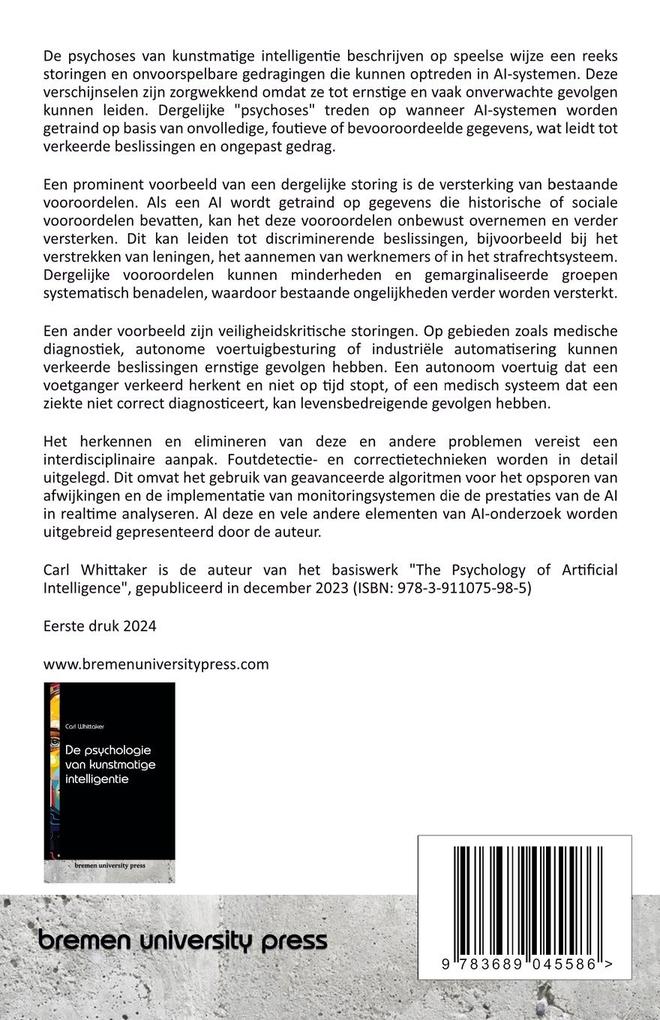 Weitere Ansicht: De psychoses van kunstmatige intelligentie | Carl Whittaker