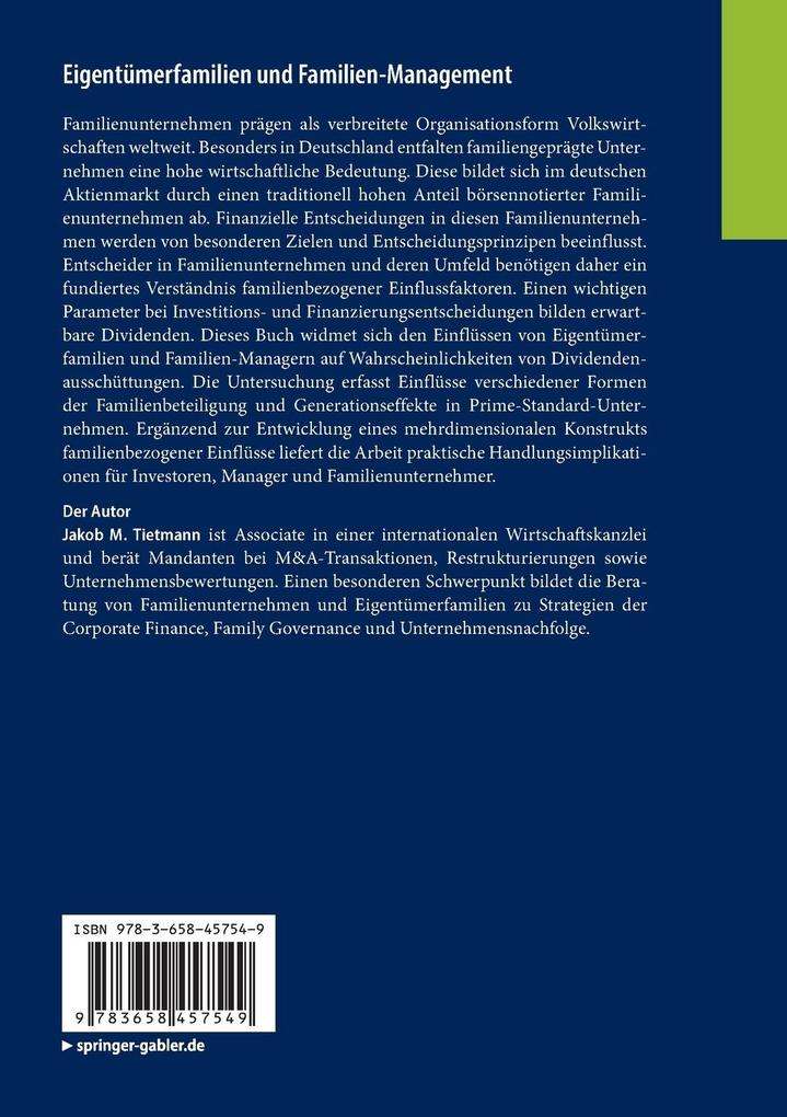 Weitere Ansicht: Eigentümerfamilien und Familien-Management | Jakob M. Tietmann
