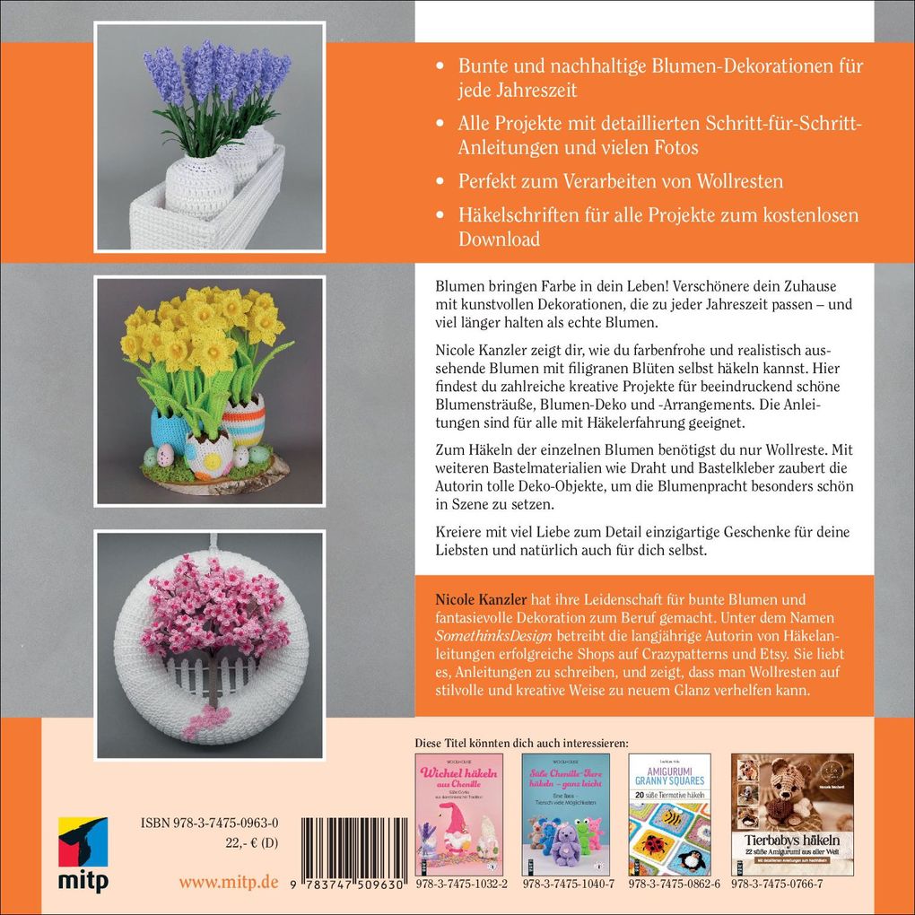 Weitere Ansicht: Blumen häkeln | Nicole Kanzler