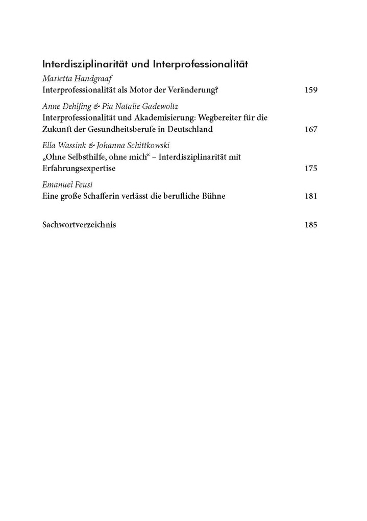 Weitere Ansicht: Physiotherapie weiterdenken