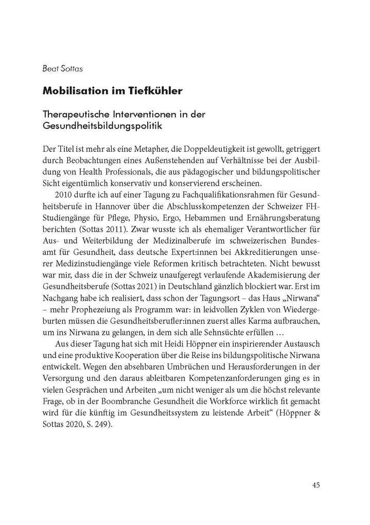 Weitere Ansicht: Physiotherapie weiterdenken