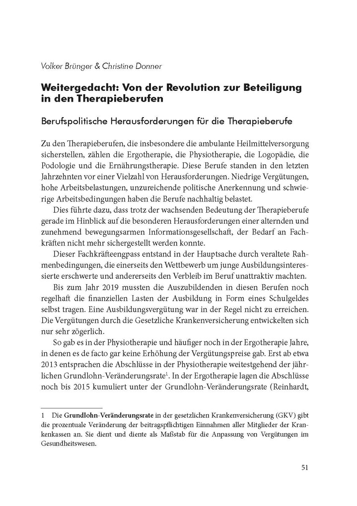 Weitere Ansicht: Physiotherapie weiterdenken