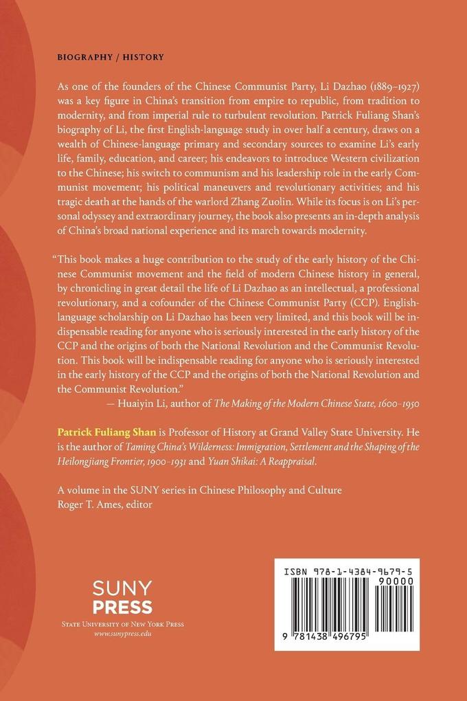 Weitere Ansicht: Li Dazhao | Patrick Fuliang Shan
