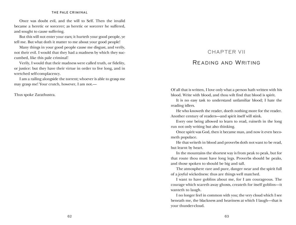 Weitere Ansicht: Thus Spoke Zarathustra | Friedrich Nietzsche