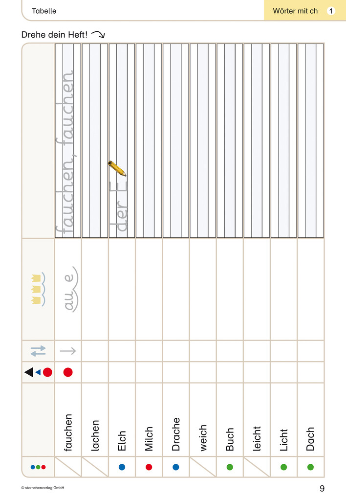 Weitere Ansicht: Mein Lupenschreibheft 3 - Ich kann richtig schreiben - Ausgabe mit Artikelkennzeichnung (DaZ) | Katrin Langhans, sternchenverlag GmbH