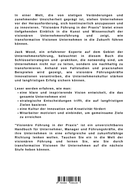 Weitere Ansicht: Visionäre Führung in der Praxis | Jack Wood