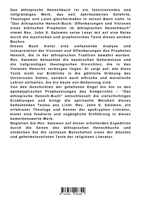 Weitere Ansicht: Das äthiopische Henoch-Buch | John S. Salomon