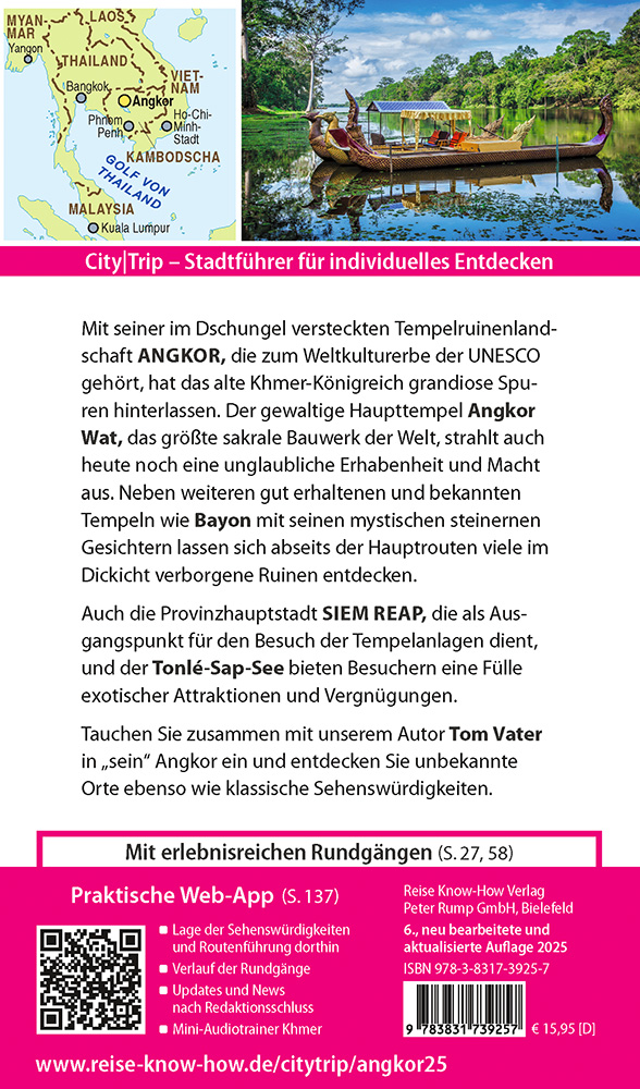 Weitere Ansicht: Reise Know-How CityTrip Angkor und Siem Reap | Tom Vater