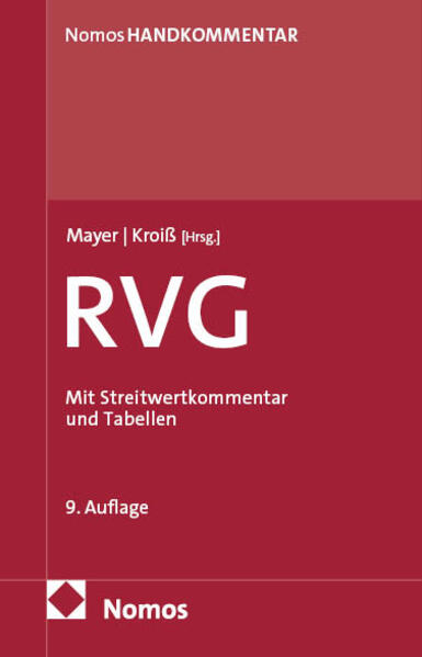 Produktbild: Rechtsanwaltsvergütungsgesetz: RVG
