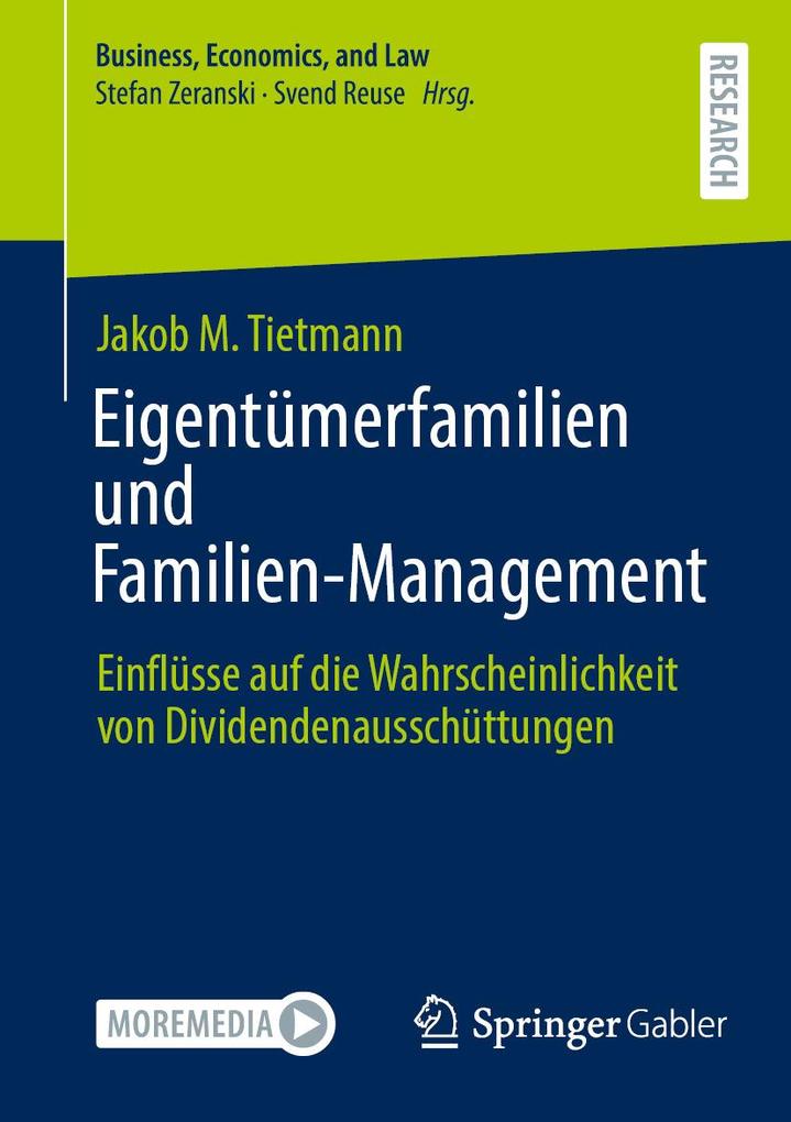 Produktbild: Eigentümerfamilien und Familien-Management | Jakob M. Tietmann